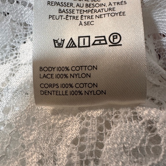 Anthropologie Victorian Sheer Lace Multicolor Blouse size small - Picture 13 of 13